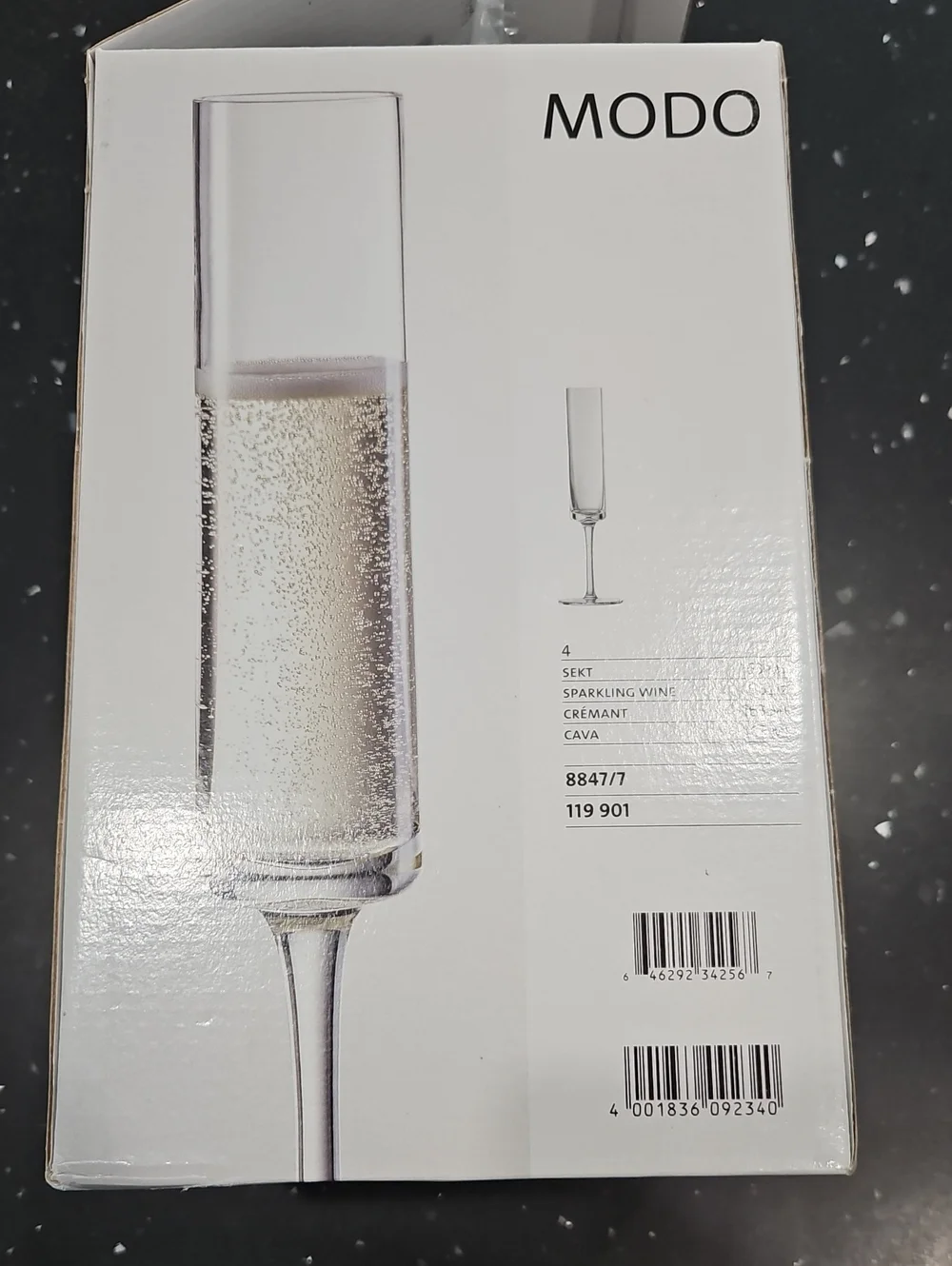 Schott Zwiesel champagne glasses